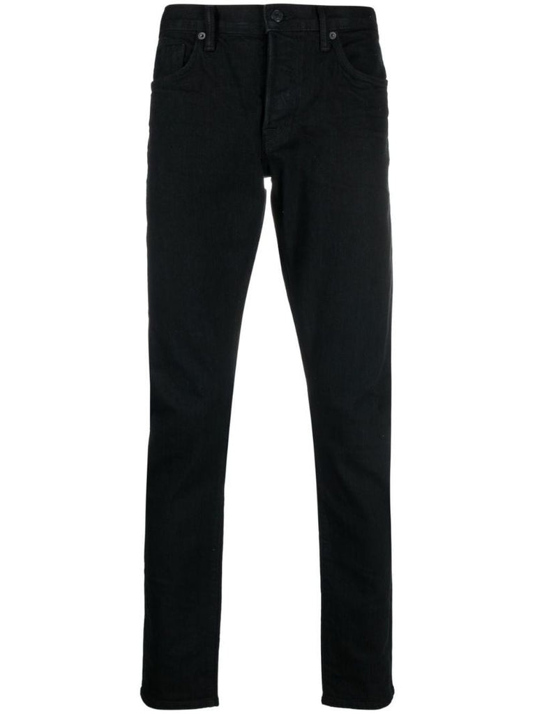 Black Straight-leg Jeans