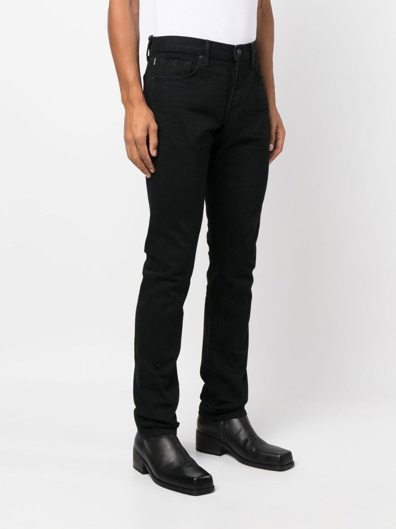 Black Straight-leg Jeans