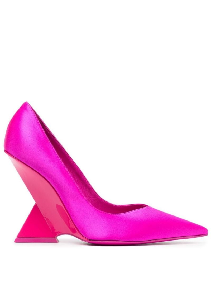 Pink Cheope 105 Satin Pumps