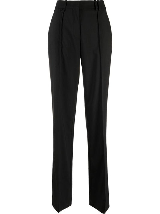 Black Le Pantalon Camargue Wool Trousers