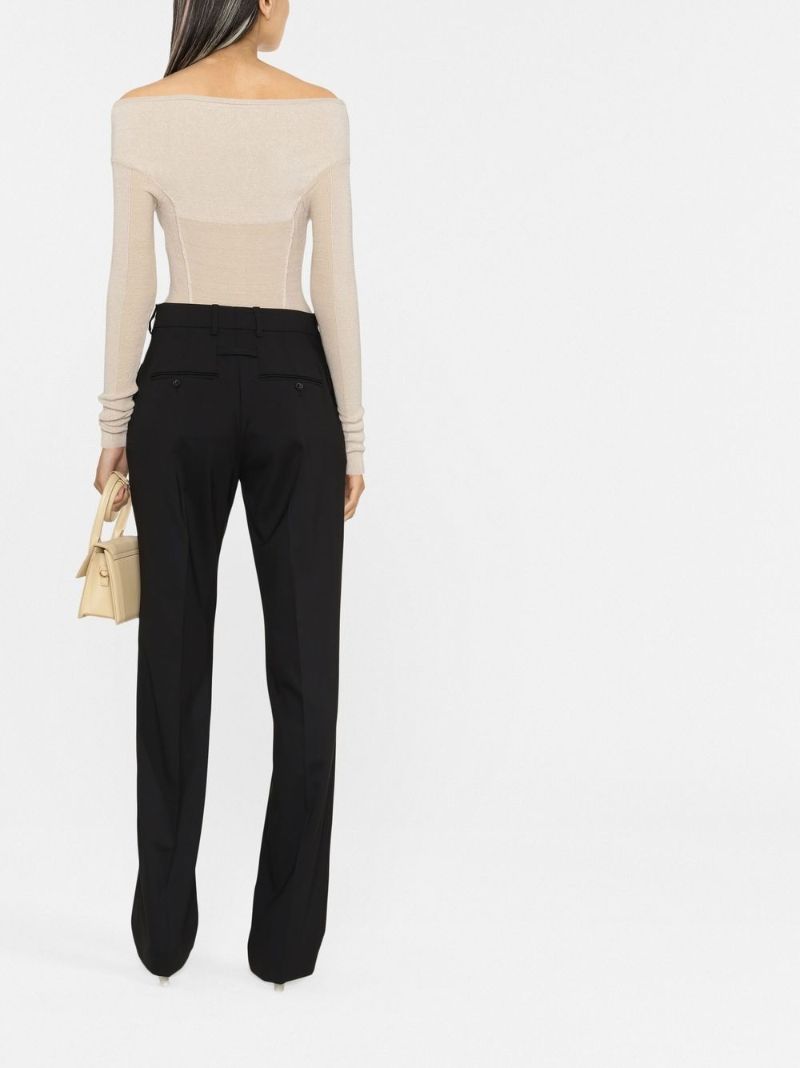 Black Le Pantalon Camargue Wool Trousers