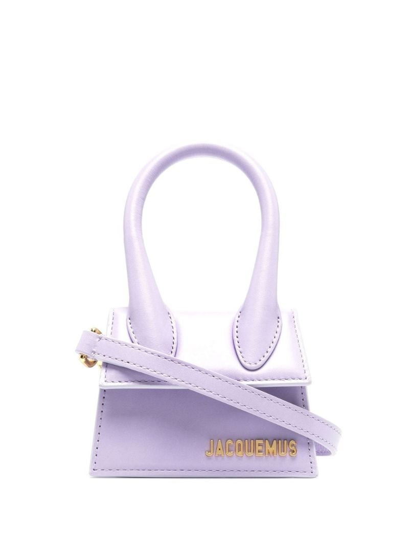 Purple Le Chiquito Leather Mini Bag