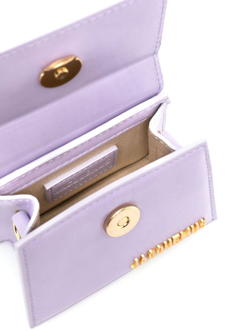Purple Le Chiquito Leather Mini Bag