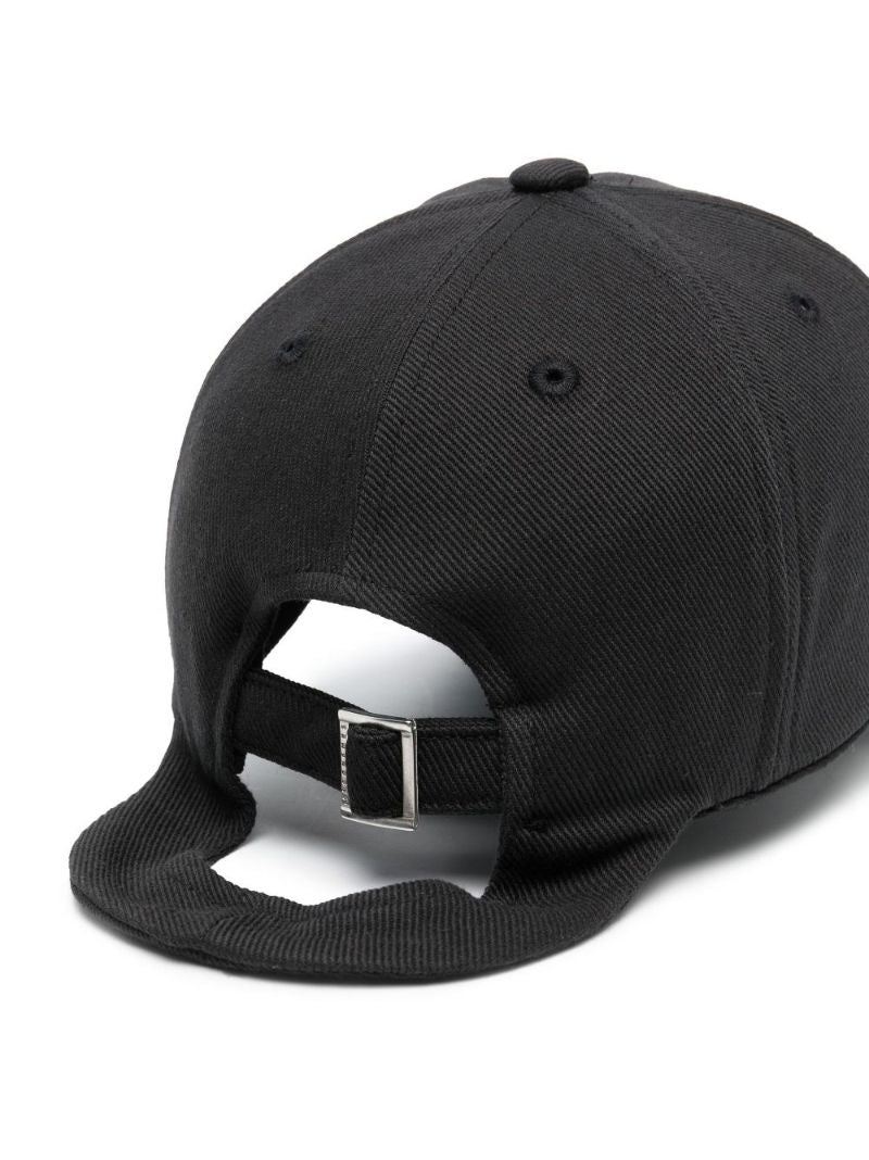 Black La Casquette Rond Logo Cap