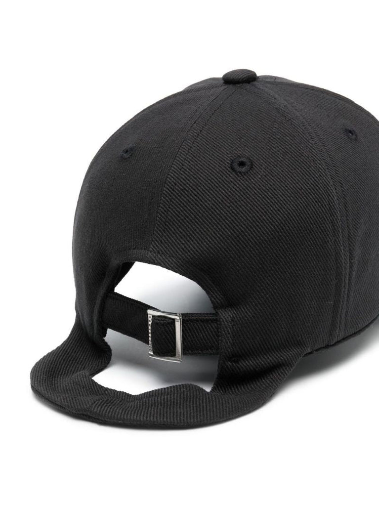 Black La Casquette Rond Logo Cap