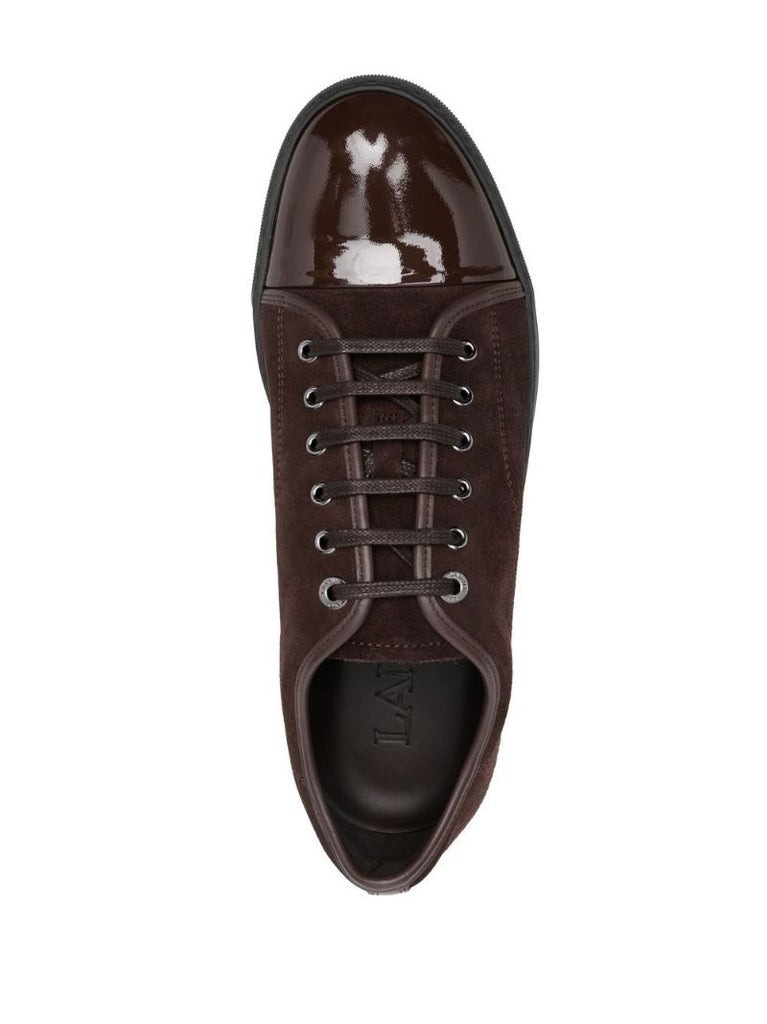 Brown Dbb1 Low-top Suede Sneakers