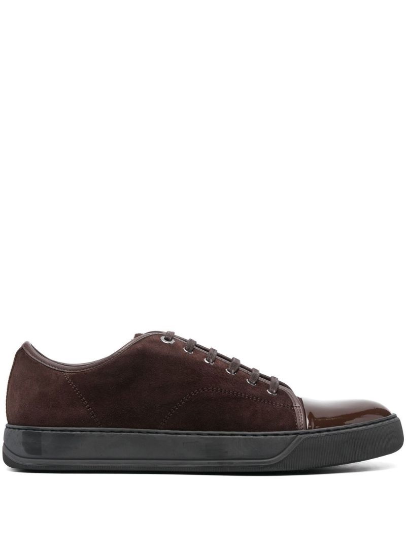 Brown Dbb1 Low-top Suede Sneakers