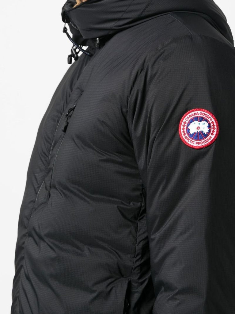 Black Lodge Hooded Quilted Jacket