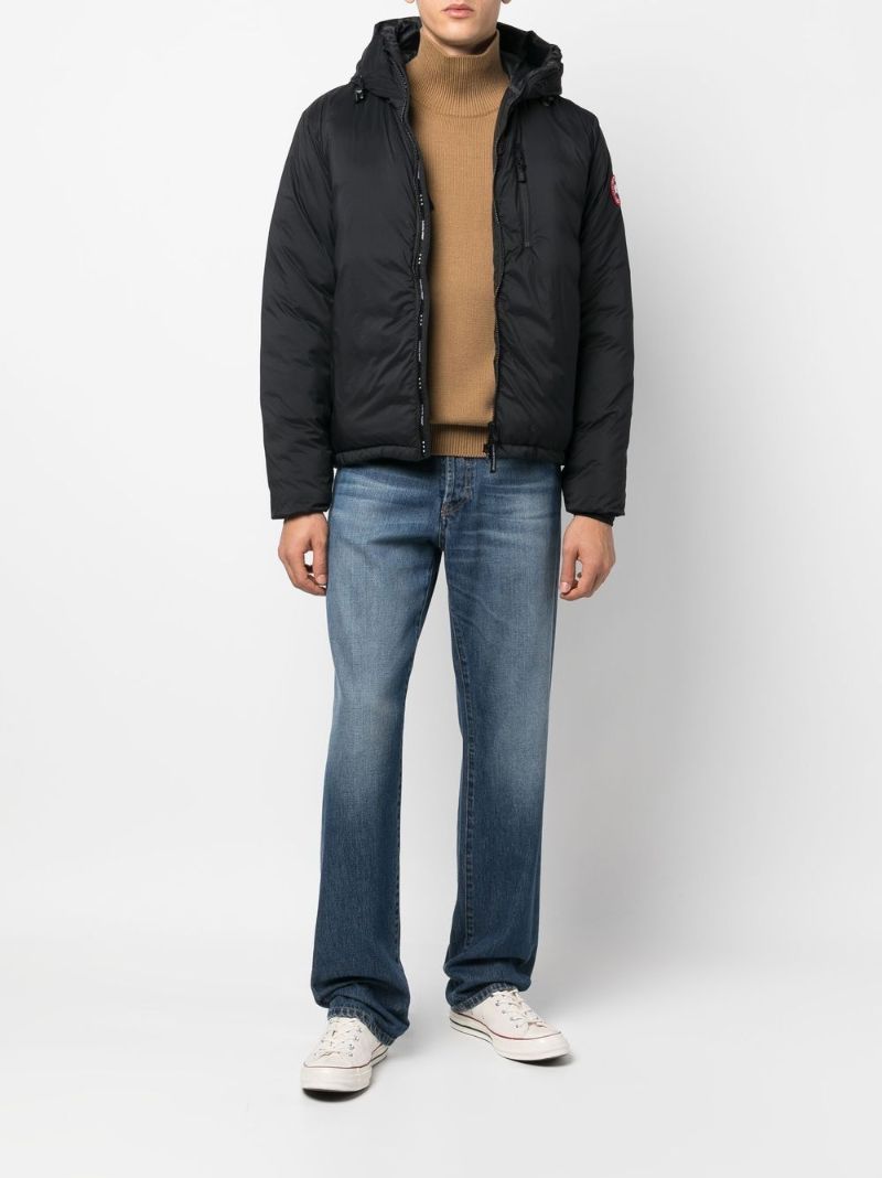 Black Lodge Hooded Quilted Jacket