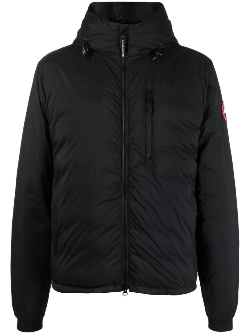 Black Lodge Hooded Quilted Jacket