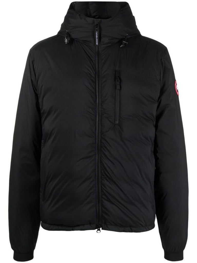 Black Lodge Hooded Quilted Jacket