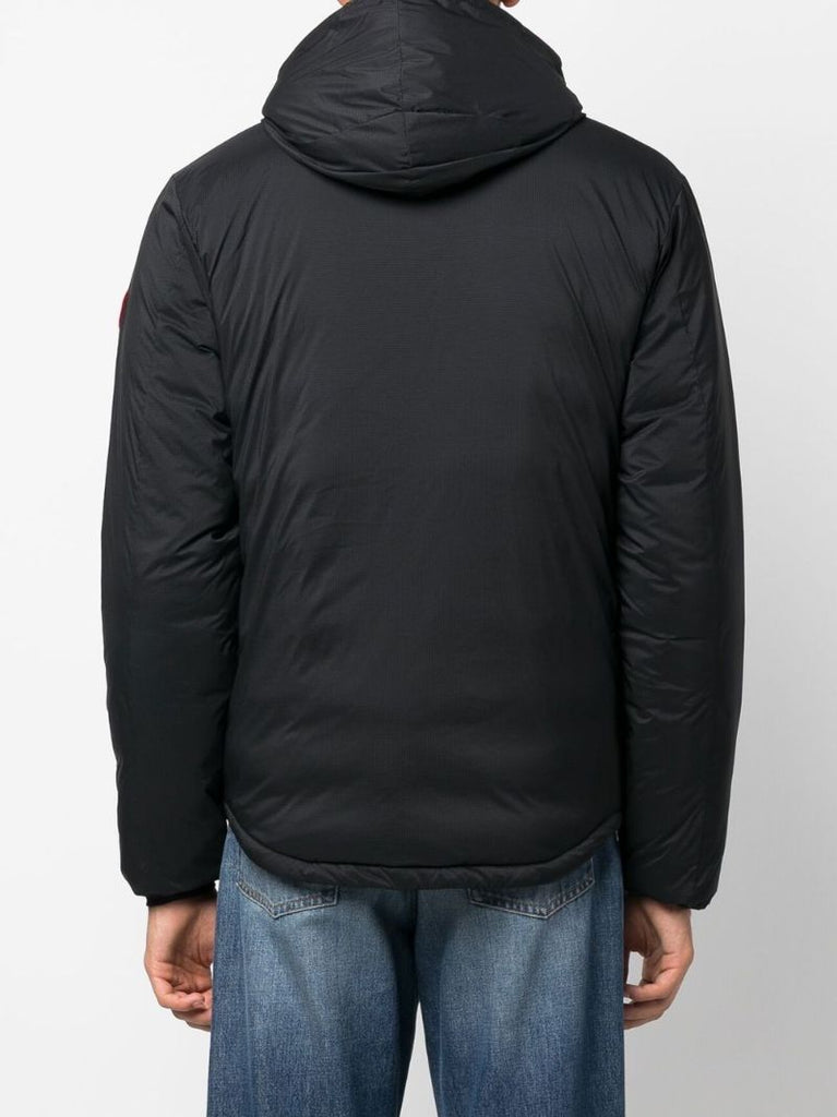 Black Lodge Hooded Quilted Jacket