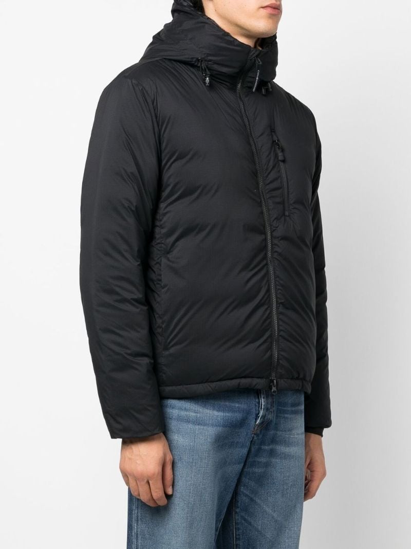 Black Lodge Hooded Quilted Jacket