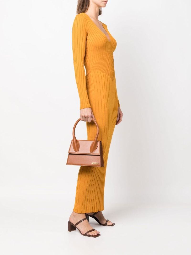 Brown Le Grand Chiquito Leather Tote Bag
