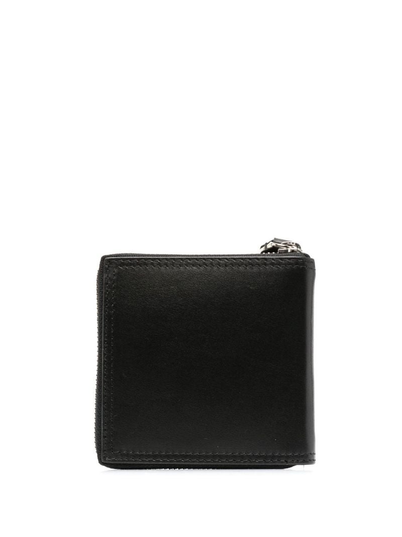 Black Le CarrÃ_x0083_Â© Rond Leather Wallet