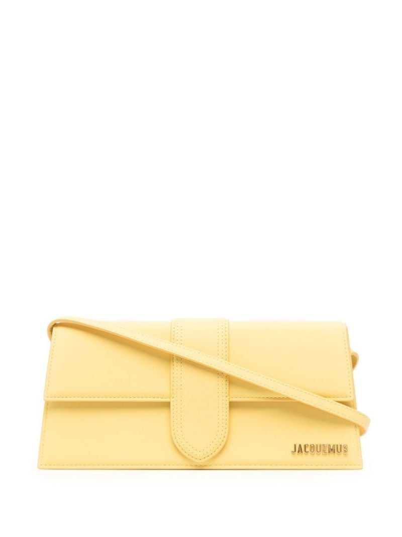 Yellow Le Bambino Leather Shoulder Bag