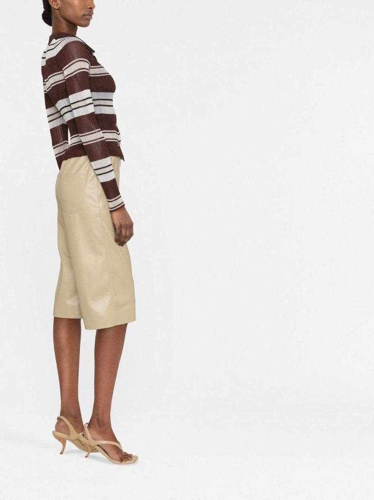 Brown La Chemise Maille Sognu Shirt