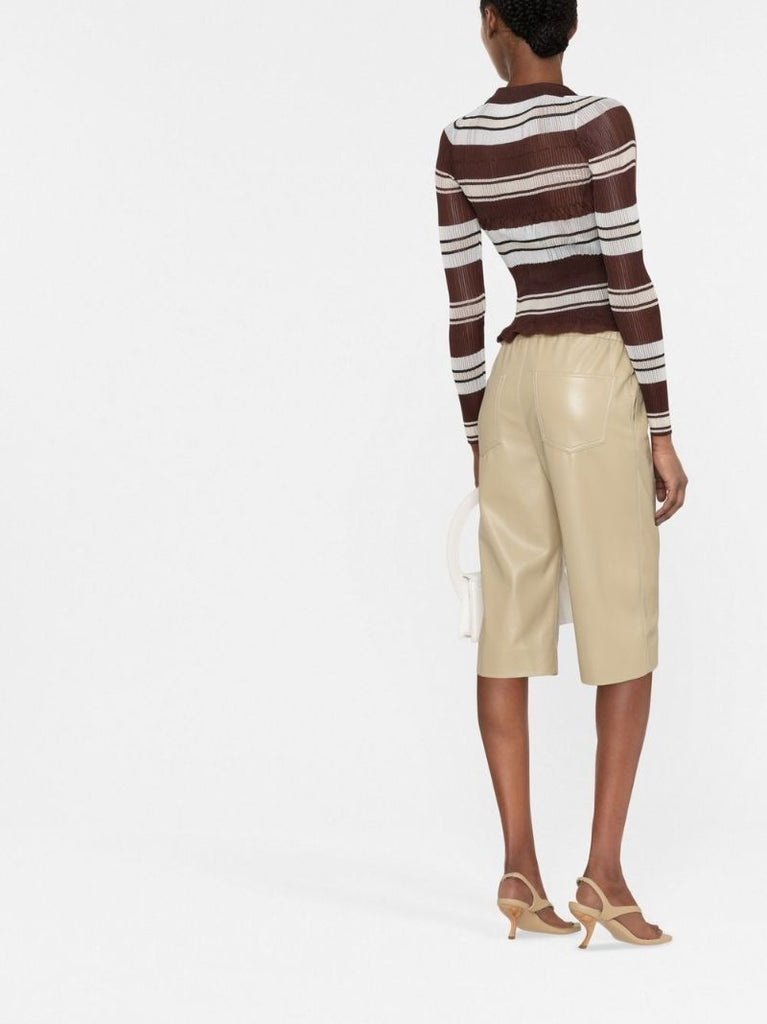 Brown La Chemise Maille Sognu Shirt