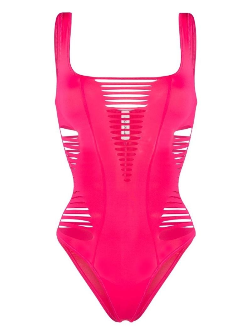 Pink Dakotta Slashed Swimsuit