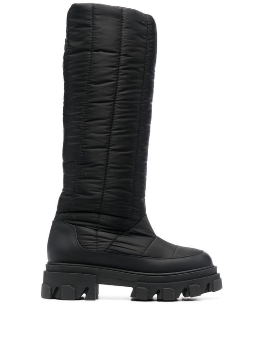 Black Gia 19 Padded Knee-high Boots