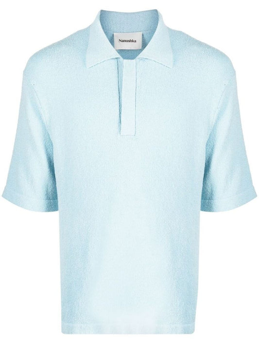 Blue Short Sleeve Polo Shirt