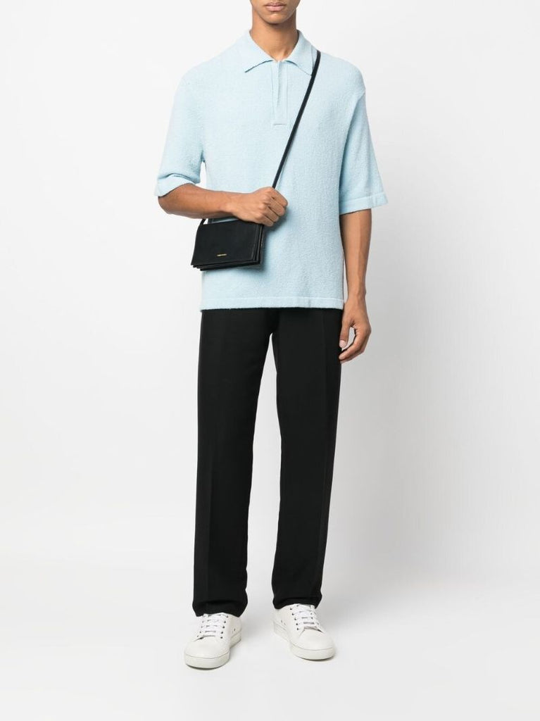 Blue Short Sleeve Polo Shirt