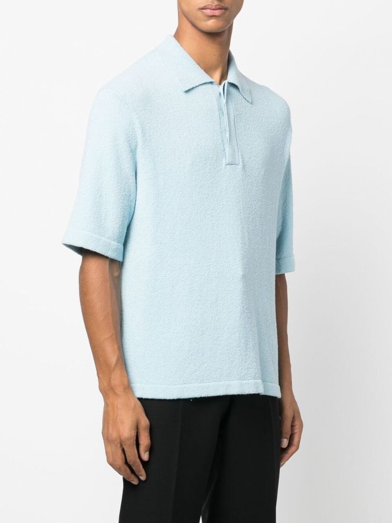 Blue Short Sleeve Polo Shirt