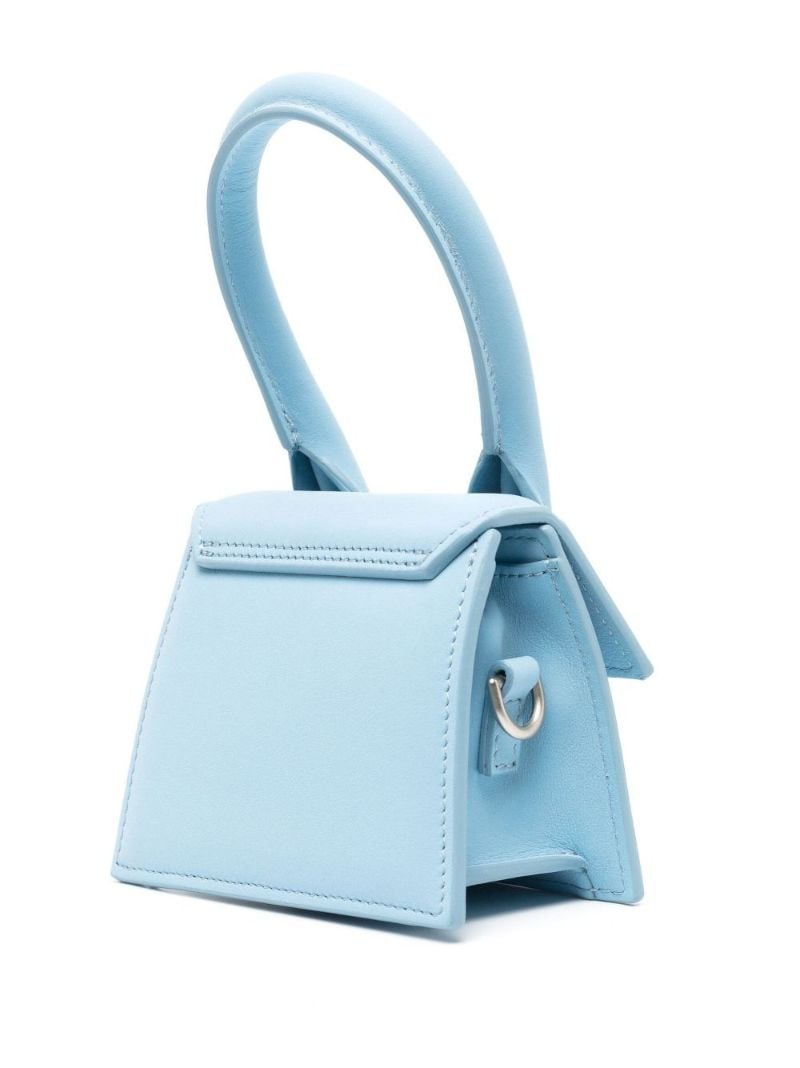 Blue Le Chiquito Homme Leather Mini Bag