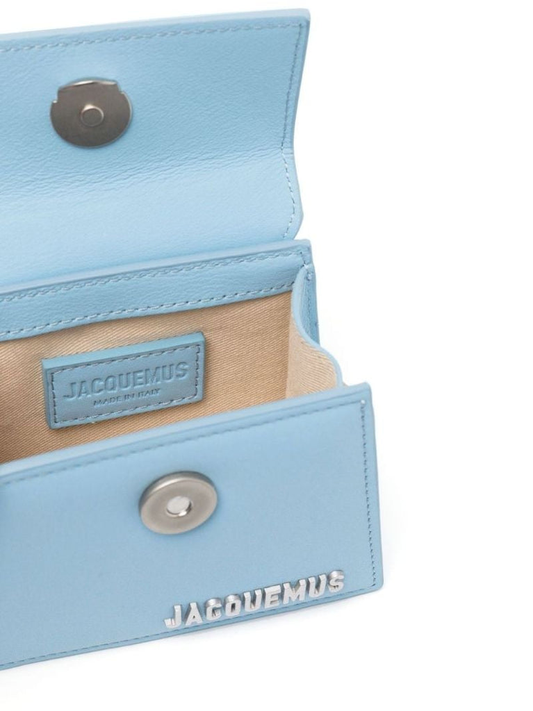 Blue Le Chiquito Homme Leather Mini Bag