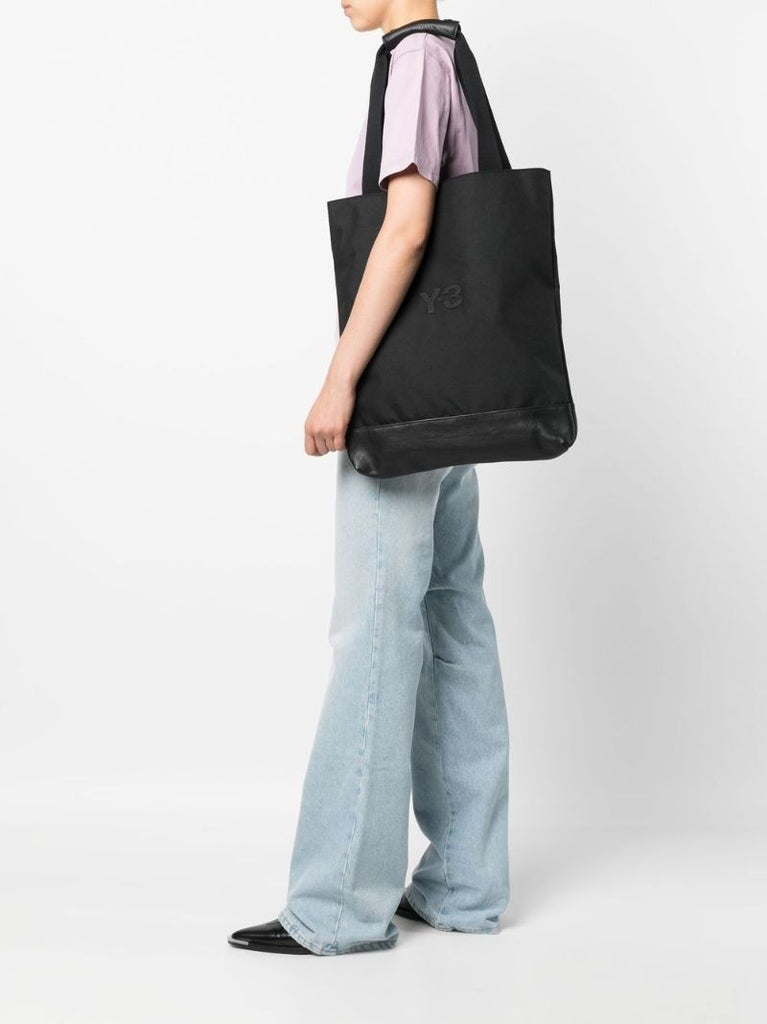 Black Classic Logo Tote Bag