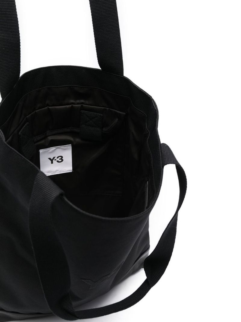 Black Classic Logo Tote Bag