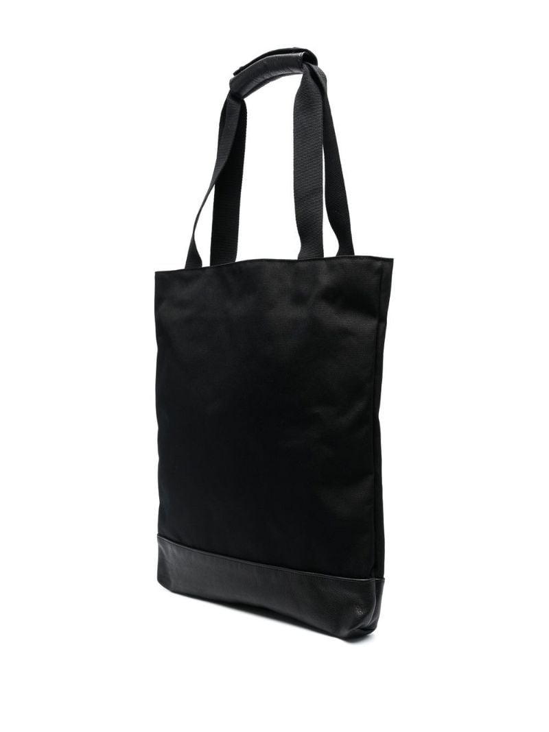 Black Classic Logo Tote Bag