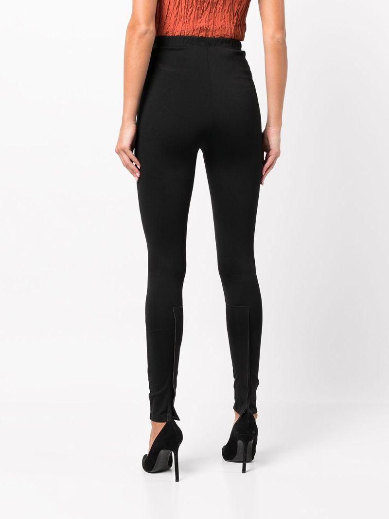 Black High-waisted Trousers