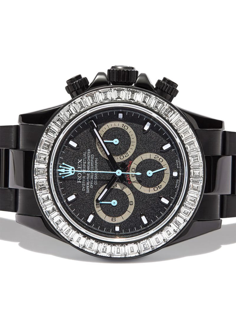 Customised Pre-owned Stainless Steel Rolex Cosmograph Daytona Watch