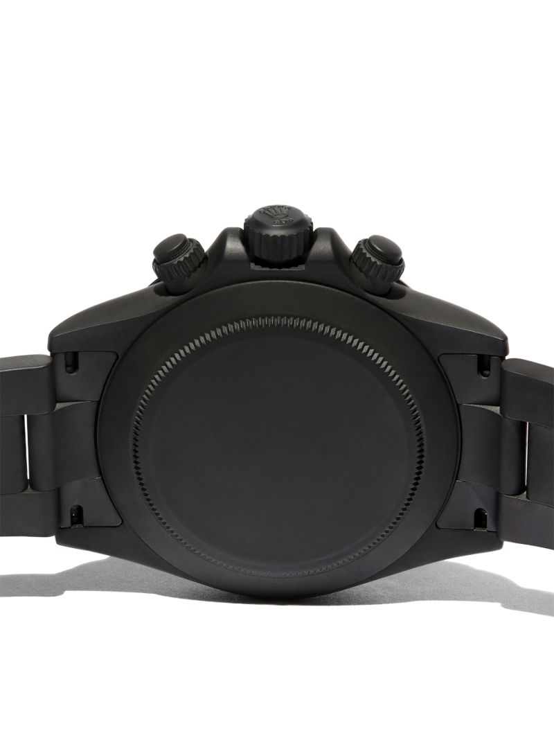 Black Customised Pre-owned Rolex Daytona Automatic Watch