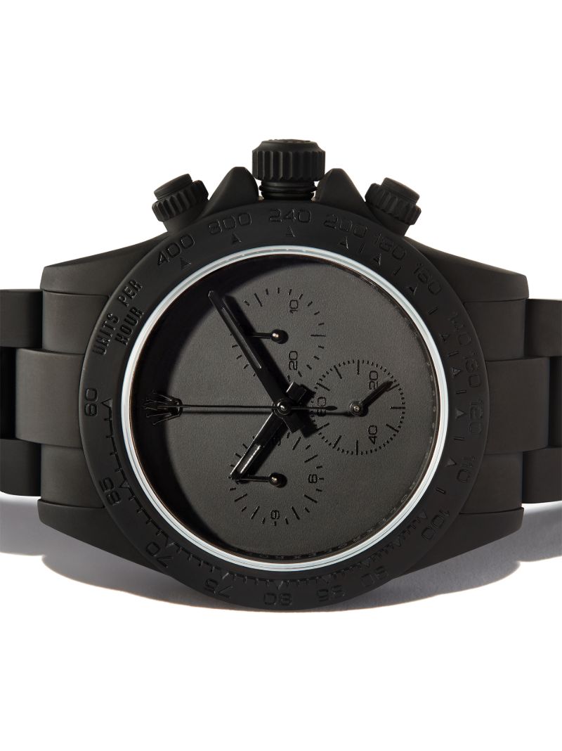 Black Customised Pre-owned Rolex Daytona Automatic Watch