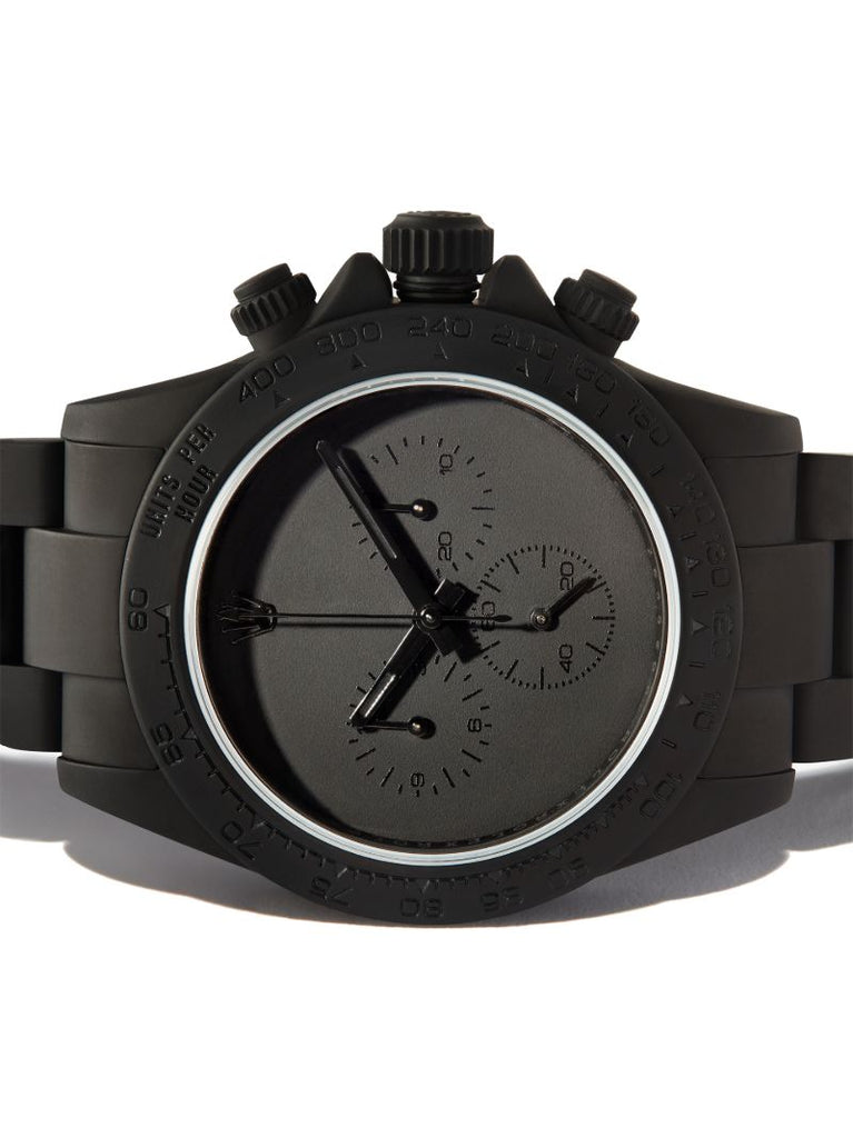 Black Customised Pre-owned Rolex Daytona Automatic Watch
