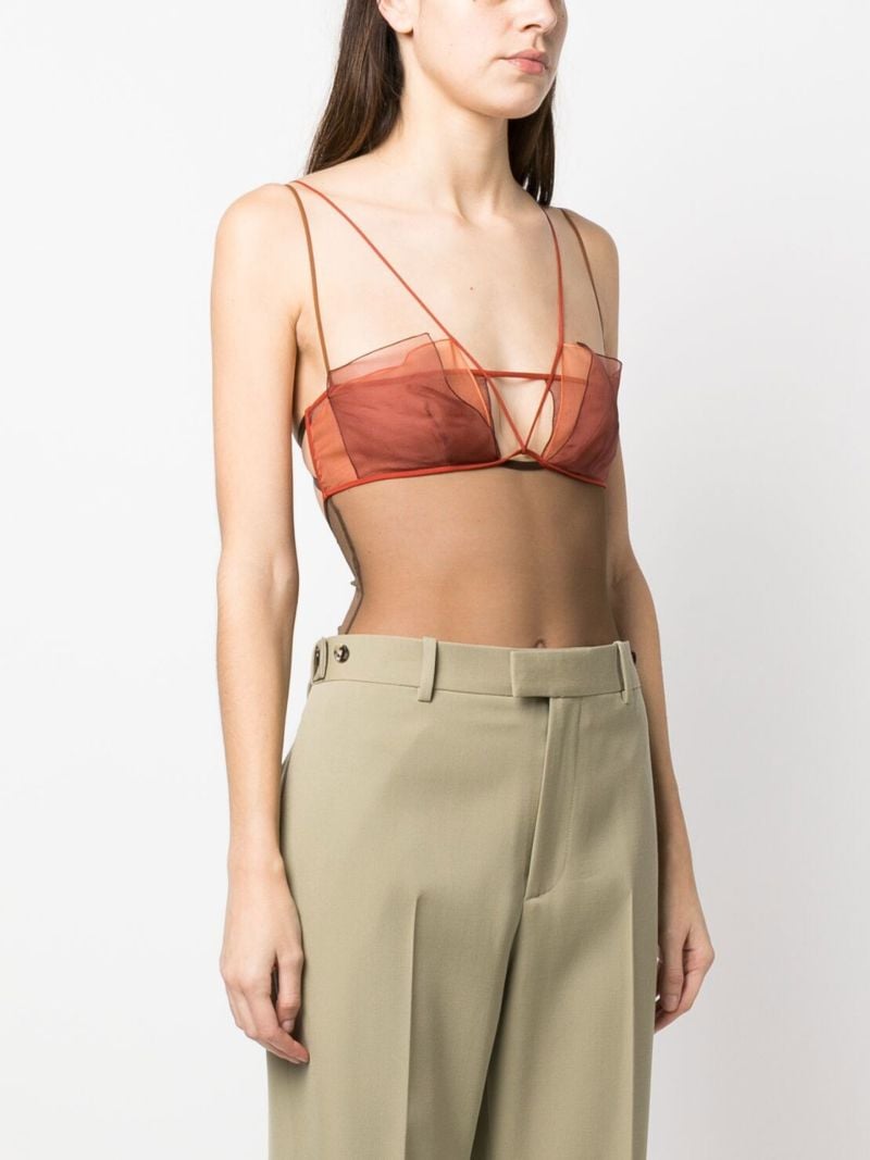 Brown Sheer Bodysuit