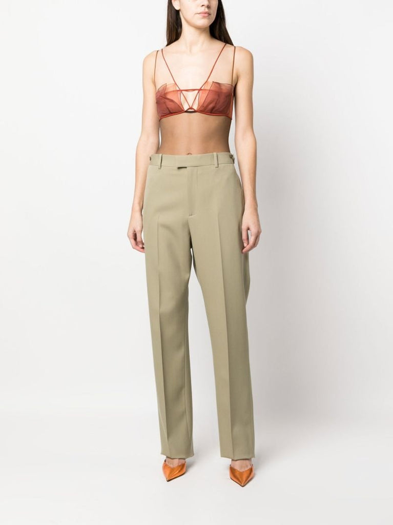 Brown Sheer Bodysuit