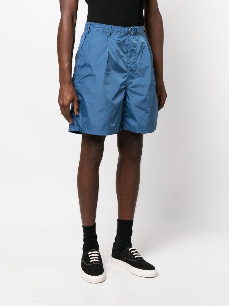 Blue Belted Chino Shorts