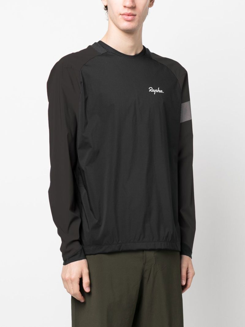 Black Trail Windblock Cycling Jersey