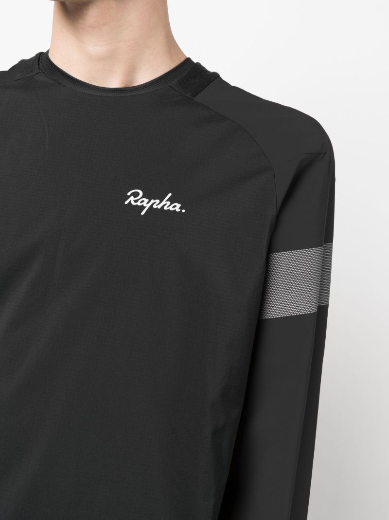 Black Trail Windblock Cycling Jersey