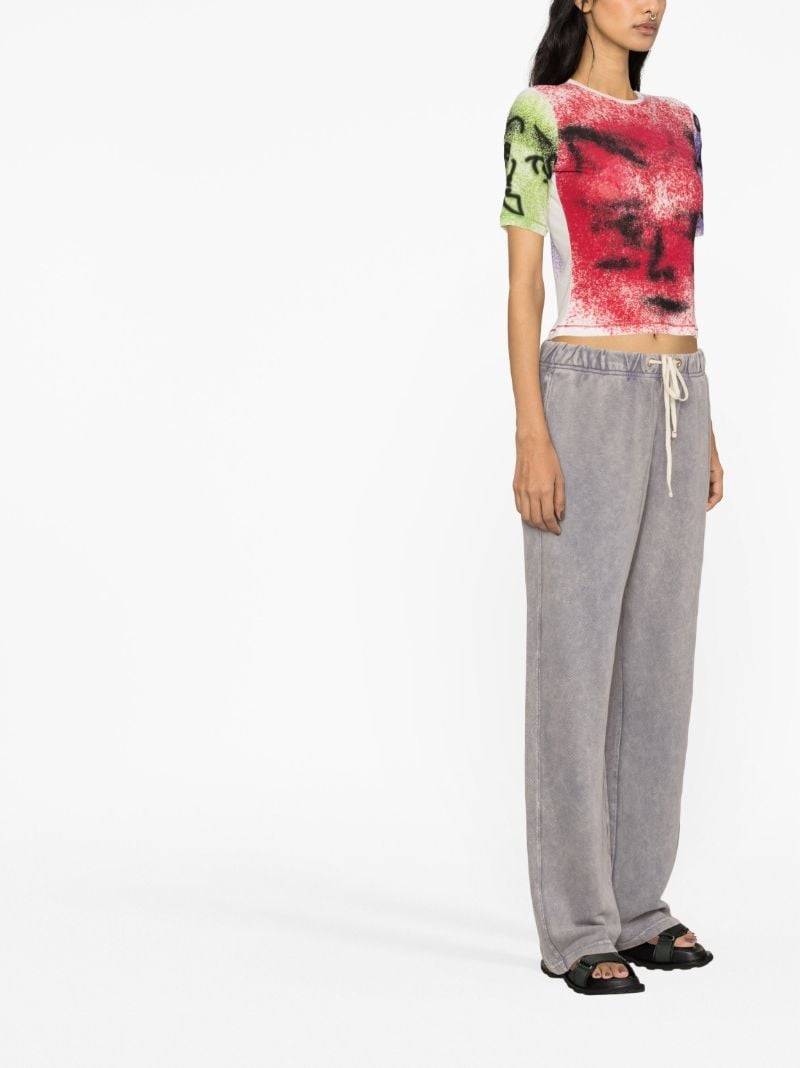 Red Graphic Print T-shirt
