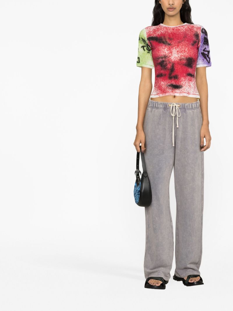 Red Graphic Print T-shirt