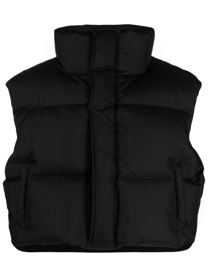 Black Puffer Gilet