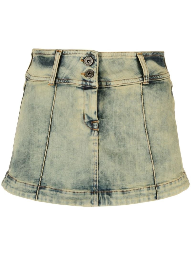 Blue Harley Denim Mini Skirt