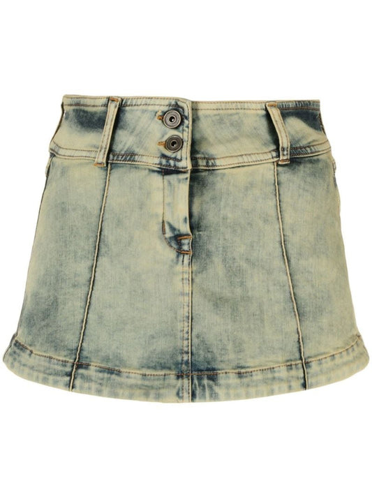 Blue Harley Denim Mini Skirt