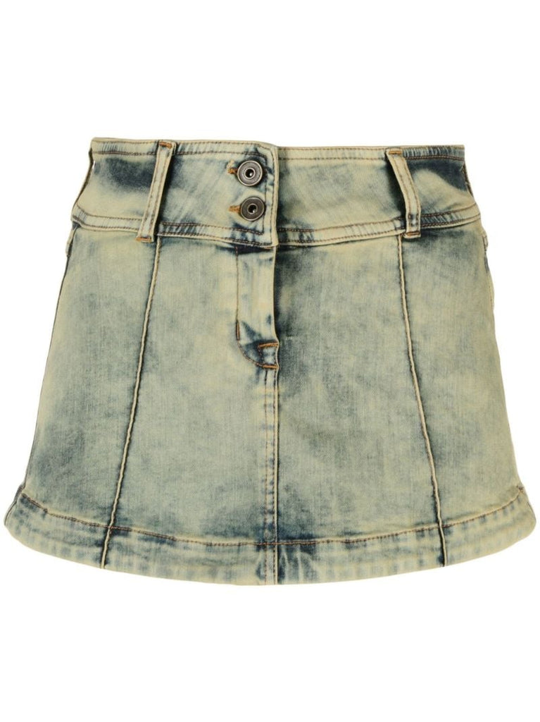 Blue Harley Denim Mini Skirt