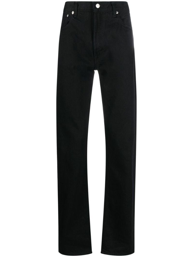 Black Straight-leg Jeans