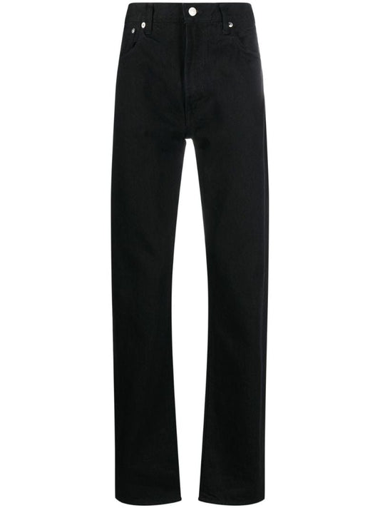 Black Straight-leg Jeans